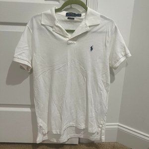 Ralph Lauren Polo in White; Size Medium Custom Fit